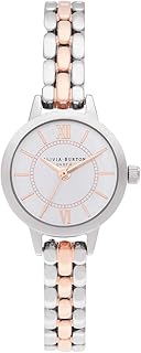 Women's watch Olivia Burton with silver dial and stainless steel bracelet rose gold - stainless steel watch - ob16mc50, gold.. DIAYTAR NIGERIA: Your affordable gateway to thousands of products delivered promptly nationwide.