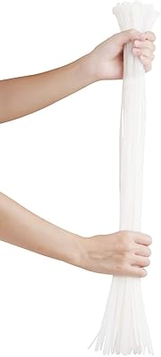 100pcs 18 "Robust and large zipper cable fasteners - Solid and durable industrial fasteners for linked fences, branches of attachment of crops driven of fixed water.. Nigeria's e-commerce leader delivers unmatched variety and value to your doorstep in just 5-8 days.