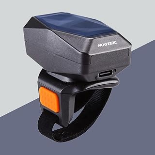 NOGTEK NT-R8601-01 [Ring Barcode Scanner 1D & 2D] Portable, mini good exterior, stocks, 8 watches, intelligent Bluetooth, collection data verifier, price verifier, target multifunction target.. Affordable online shopping is just a click away with DIAYTAR Nigeria.