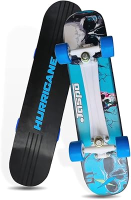 Jaspo Longboard | Standard concave skateboard for children, adolescents and adults | surfboard (blue).. Your comprehensive marketplace awaits at DIAYTAR NIGERIA with affordable prices and reliable delivery times.