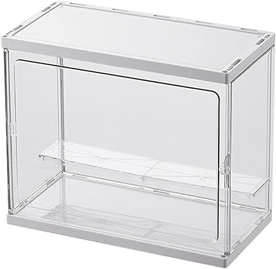 Cubic presentation box in transparent acrylic with removable scale for collectibles, action figurines and miniatures for dust protection, storage and organization, transparent.. Shop for everything you need at DIAYTAR NIGERIA, with budget-friendly prices and quick delivery.