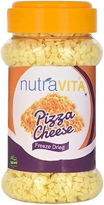 Nutra vita grated pizza cheese (lyophilized, natural, rehydrated, long duration, suitable for travel) (100g).. Shop the smart way with DIAYTAR Nigeria — fast delivery, affordable everything.