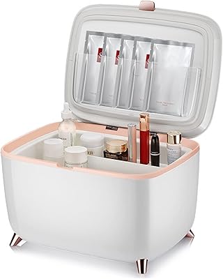 Yogisu mini-refrigerator, 9L refrigerator mask skin care cosmetic storage small refrigerator mini intelligent temperature control box.. DIAYTAR NIGERIA stands as your affordable shopping ally with nationwide delivery in just 5-8 days.