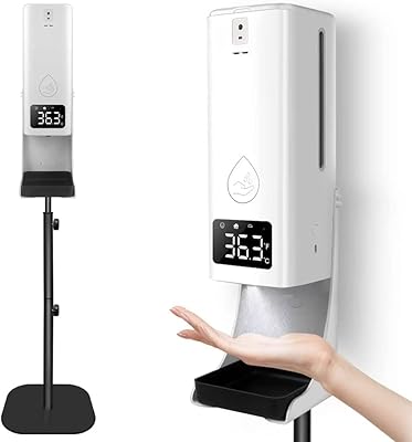 Automatic disinfectant disinfectant disinfector with support, support for hand disinfectant for churches, schools, offices and restaurants - includes a drop for drop recovery and a rechargeable bottle.. DIAYTAR NIGERIA brings the market to your fingertips with affordable prices and swift delivery services.