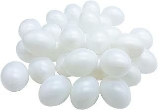 Package of 30 white plastic eggs, false Easter eggs, false chicken eggs for crafts, painting, party, interior decoration, children, kitchen.. Transform how you shop with DIAYTAR NIGERIA's vast selection and budget-friendly delivery options.