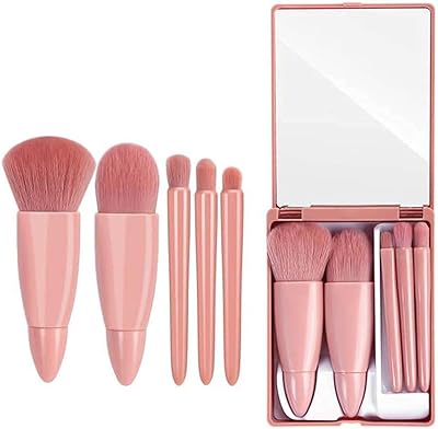 Set of makeup brushes, set of makeup brushes easy to use, set of mini full beauty brushes with mirror to blur the foundation, the powder, the eyeshadow and the 5 -piece eyeshadow.. DIAYTAR NIGERIA: Transforming how Nigerians shop with our vast selection and nationwide delivery.