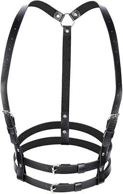Leather punk size belt, body chain, adjustable body accessories for women and girls.. DIAYTAR NIGERIA: Where shopping dreams become reality with affordable prices and prompt shipping.