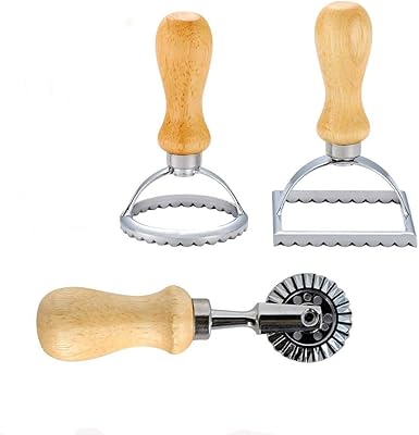 SAPU 3 -piece Set of tampons with ravioli machine with ravioli and pasta press wheels kitchen accessory kitchen machine for round and square shapes.. DIAYTAR NIGERIA brings the marketplace home to you with affordable prices and delivery in 5-8 days.