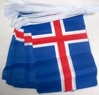 Flag Garland Iceland Flag 12 m 20 Flags 45 x.. Shop smart with DIAYTAR NIGERIA, offering a vast product range delivered to your doorstep within a week.
