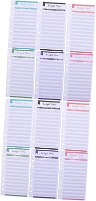 TOFFICU 24 pieces Budget card binders for CARDS Envelopes A6 Budgetary Leaves for Personal Fudesty Papier Domestic Budget Inserts A6 Portable Budget Budget Budget Planner.. Shop with intention at DIAYTAR NIGERIA, offering thousands of products at budget-friendly prices.