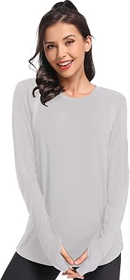 Long-sleeved sports tops for women, long-sleeved lumber yoga shirts, gymnastic sports t-shirt with hole for the thumb, s.. Wide range, low cost, fast delivery — that’s DIAYTAR Nigeria.