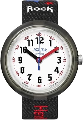 FLIK FLAK KIDS VIBES Watch with polyester bracelet, black, relaxed watch 14 (model: zfpnp051), black.. Shop with confidence at DIAYTAR NIGERIA, where affordability meets reliability in less than 8 days.