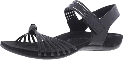 Rest Talulah Vionic Strip Sandals for Women - Ladies Sandals with hidden orthopedic support from the Vault, Black, 7.. Shop local, shop fast — DIAYTAR Nigeria delivers across the country.