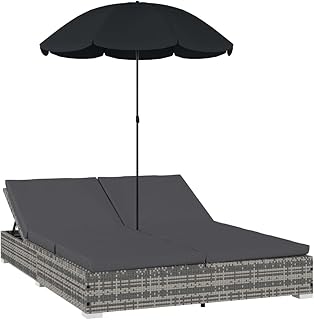VEDEXCEL Outdoor Long Chair With Autoline For Patio, Garden, Patio, Porch, Long Chair and Transat in Gray Gray Gray Routine.. Shop confidently with DIAYTAR NIGERIA, offering affordable prices and reliable delivery within a week.