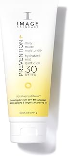 Image Skincare Prevention+ Mat hydrating daily SPF 30 UVA and UVB protection wide spectrum with a soft mat finish 3.2 oz, 3.2 ounces.. DIAYTAR NIGERIA brings online shopping to every Nigerian with affordable prices and reliable shipping.