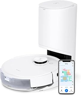 Ecofax robot vacuum cleaner Robotics Debot T9+ with suction station, 3000 PA, 3D obstacle detection, white.. DIAYTAR NIGERIA bridges the gap between desire and affordability with nationwide delivery in under 8 days.