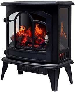 Vintage electric fireplace with adjustable thermostat, indoor fireplace with LED wood lamp.. From household needs to gadgets, DIAYTAR Nigeria has it all.