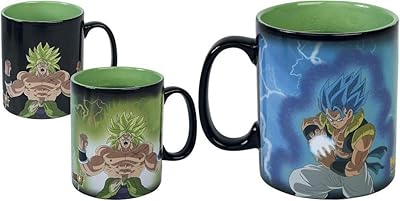 Apy style - tasse thermochangeable dragon ball super broly, 460 ml, gogeta et broly.. DIAYTAR NIGERIA connects you with thousands of products at competitive prices, delivered within a week.