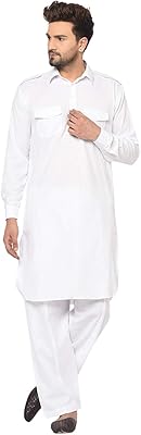 Pathani Kurta set in cotton for men, pajamas or Indian Kurta costume.. Experience the future of online shopping with DIAYTAR NIGERIA's extensive product range and competitive pricing.