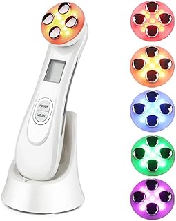 Skin firming machine by radiofrequency, Beauty Masseur of the Face of Ionic Mesotherapy RF 5 in 1, device for the care of wrinkles for the rejuvenation of the skin with LED photons.. Your complete shopping solution, DIAYTAR NIGERIA offers extensive choice with competitive prices and delivery.