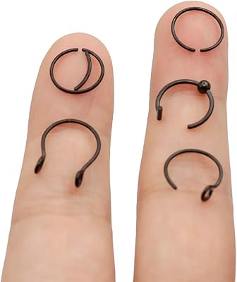 False nose rings adjustable 8 mm in highly polished surgical steel 20 g | Diameter of 8 mm | gold color - silver - black - rainbow.. Embrace a new era of online shopping with DIAYTAR NIGERIA's extensive range and budget-friendly prices.