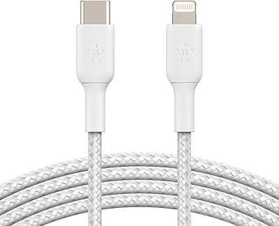 USB-C to Lightning Belkin (fast loading cable for iPhone 8 or version.. Thousands of items, all priced just right — shop DIAYTAR Nigeria today.