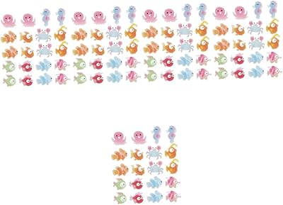 Nuobesty 300 pieces Accessories Small fish and crabs accessories for children's hair crab resin ocean resin.. DIAYTAR NIGERIA: Where affordability meets variety, with thousands of products delivered in less than 8 days.