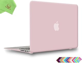 Rigid matt and sweet protection shell US Well compatible with macbook air 11 inch (model A1370 / A1465) + microfiber cleaning cloth, pink quartz.. Your shopping dreams realized through DIAYTAR NIGERIA's affordable platform with reliable delivery times.