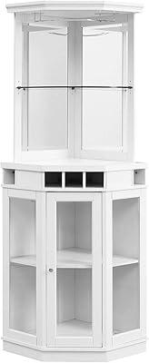 Home Source Home Angle Furniture For Dining Room or Living Room For Alcoholic Drinks and Glasses with Wooden Frame and Wine Case.. DIAYTAR NIGERIA brings the market to your fingertips with affordable prices and swift delivery services.