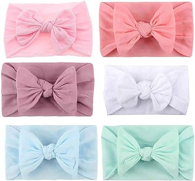Set of 6 baby turbans-soft and cute elastic band for newborns/girls/boys/baby, gifts for toddlers, photography accessories.. Everything you need is on DIAYTAR Nigeria — just a click away.