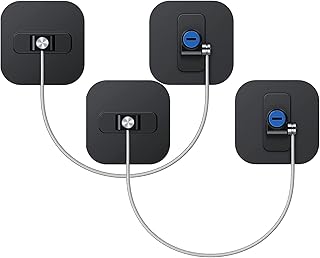 Set of 2 -piece Iscenic fridge locks with 4 black keys, children's safety sets for household appliances, kitchen cabinets, refrigerator door and cabinet drawer.. DIAYTAR NIGERIA puts thousands of products at your fingertips with affordable prices and delivery within a week.