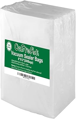 O 2 free vacuum bags pack of 200 liters 8 "x 12" robust vacuum bags without BPA, perfect for food storage.. Your daily needs delivered to your door — DIAYTAR Nigeria style.