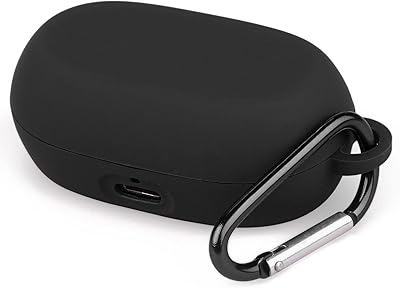 Silicone shell for headphones Jabra Elite 7 Pro / Elite 7 Active True Wireless, resistant to Jabra Elite 7 Pro stripes with keychain (black).. DIAYTAR NIGERIA: Your trusted marketplace that combines variety, affordability and reliable shipping.