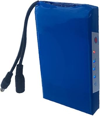 Rechargeable Lithium-Lithium-Polymer DC 12 V rechargeable battery with charger suitable for cameras, children's toys, LED lights, lighting tools, etc... Say goodbye to long wait times — DIAYTAR Nigeria ships in just 5–8 days!