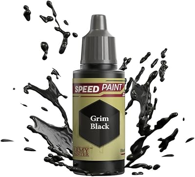 The Army Painter, Speedpaint Jet Black, Non -toxic acrylic painting based on water adapted to table role games, board games and miniature painting.. Shop for less and receive more with DIAYTAR NIGERIA's expansive e-commerce platform and nationwide delivery.
