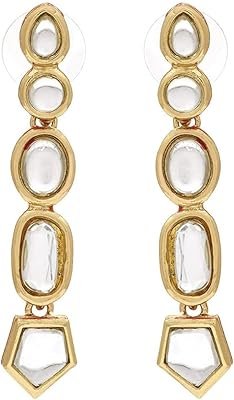 Elegant gold plated earrings 24 carats for women and girls from Estelí.. Don’t wait weeks — DIAYTAR Nigeria delivers your order in just a few days.