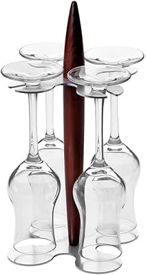Legnoart grappa and thermal aluminum support with 4 glasses of alcohol, 120 x 120 x 260 mm, wood, brown, 12 x 12 x 26 cm.. DIAYTAR NIGERIA: Your trusted e-commerce partner with extensive product choices and affordable delivery.
