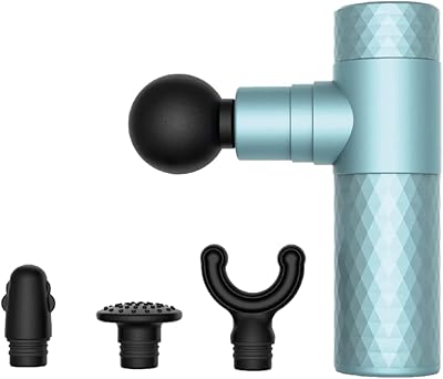 Portable Blue Switch Portable Massage Pistol, Portable electric masseur, 4 massage heads to relieve muscle tensions, 4 speeds, light and fine... Explore the biggest product variety online — only at DIAYTAR Nigeria.