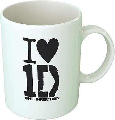 One Direction - White Coffee Cup.. Your everyday shopping destination, DIAYTAR NIGERIA offers unbeatable value with quick delivery times.