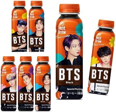 BTS Hot Brew Americano Black (360 ml x 3 bottles, selected at random).. DIAYTAR NIGERIA combines affordability, variety, and convenience with nationwide delivery services.