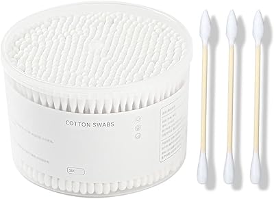 Goodrun Lot of 500 Natural Cotons Round and Pointed Natural Watch, Cotton Wiping Latters, Cotton Wipes with Cotton tips for Makeup Cleaning, Cleaning and Daily Use-A.. Need something fast? Order it now from DIAYTAR Nigeria.