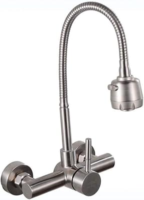 YHSGY Bathroom Lavabo Taps Wall Kitchen Faucet Faucet Kitchen Mixer Pivoting Kitchen Faucet Water Faucet Hot Water and Cold Water Tap Faucet.. DIAYTAR NIGERIA: Where shopping is easy, prices are low, and delivery is just days away.