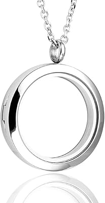 Juvivi 25 mm/30 mm Floating Glass Pandentive Collar 25 mm/30 mm - Secure stainless steel clasp, glass, without precious stones.. Discover endless shopping possibilities at DIAYTAR NIGERIA, with budget-friendly prices and reliable delivery.