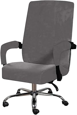 Dankang office chair cover with extensible velvet armrests seat cover for chairs.. Your complete shopping solution, DIAYTAR NIGERIA offers extensive choice with competitive prices and delivery.