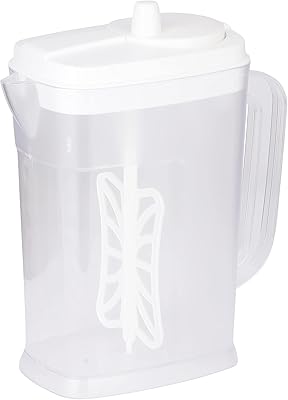 2.25 -liter royalford mixer pitcher, RF11357, transparent, with a single and easy unique mixture stick, polystyrene mixer to mix juices, infants, squash and milk, transparent.. DIAYTAR NIGERIA: Your partner in affordable online shopping with reliable 5-8 day shipping nationwide.