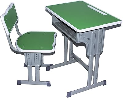 Table and study chairs for children, adjustable height, green.. DIAYTAR NIGERIA: Your one-stop e-commerce destination with affordable prices and nationwide delivery in 5-8 days.