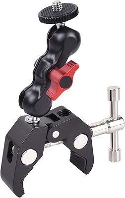 Super cam support 3/8 "and 1/4" screw support with 360 degrees magic arm for digital reflex/LED camera.. From household needs to gadgets, DIAYTAR Nigeria has it all.