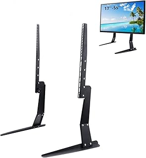 WISFOR Universal TV TV TV for TV Flat screen TV LCD LED LED PLASMA from 17 "to 55" Basic foot for height -adjustable standing TV that can contain up to 40 kg VESA up to 600 x 400 mm.. Navigate countless options with DIAYTAR NIGERIA's comprehensive marketplace and budget-friendly shipping.