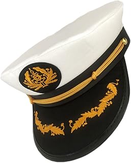 Abovan adjustable unisex cosplay pilot hat, nautical accessories for men, design captain with nautical festival, American marine beige, white accessory.. One platform, all your needs — DIAYTAR Nigeria delivers quickly.