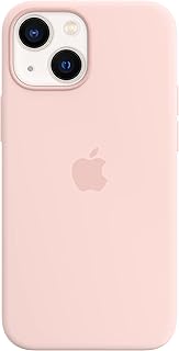 Apple Magsafe silicone shell (iPhone 13 mini) - Pink chalk.. DIAYTAR NIGERIA: Connecting Nigerians with affordable products delivered promptly nationwide.